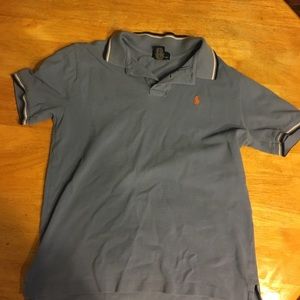 Kids Blue Polo Ralph Lauren Shirt Size Large